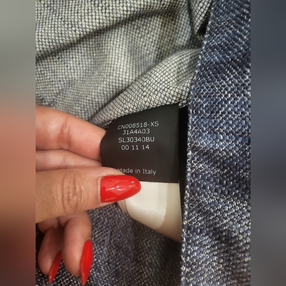 5. NWT 7 FOR ALL MANKIND MARL BOMBER SIZE XS - Picture 4 of 12